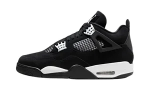 Jordan retro 4 blancas y negras