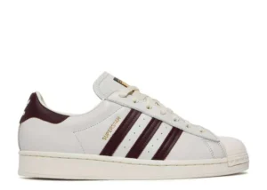 ADIDAS SUPERSTAR ‘OFF WHITE MAROON’