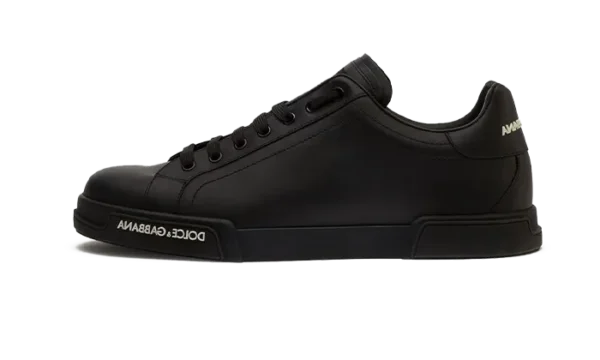 Calfskin nappa Portofino sneakers Black