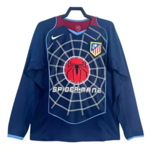 Camiseta retro Atlético de Madrid 04/05 SPIDERMAN 2ª Equipación (Manga larga)