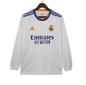 Camiseta Retro Real Madrid 21/22 1ª Equipación manga larga