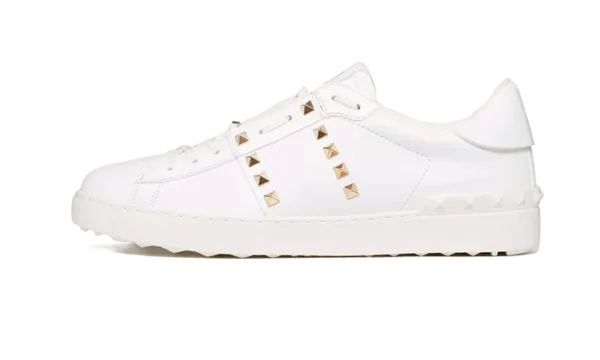 Sneaker Rockstud White Gold