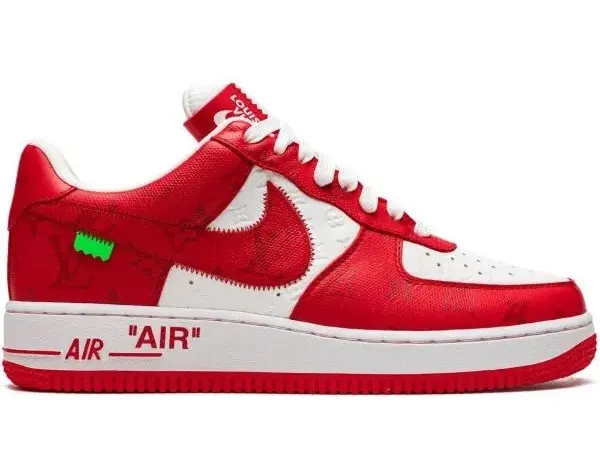 Air Force 1 Low By Virgil Abloh White Red